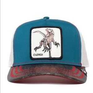 Goorin Bros. The Farm Trucker Hat -  Swift Robber “CLEVER” Dinosaur Capsule